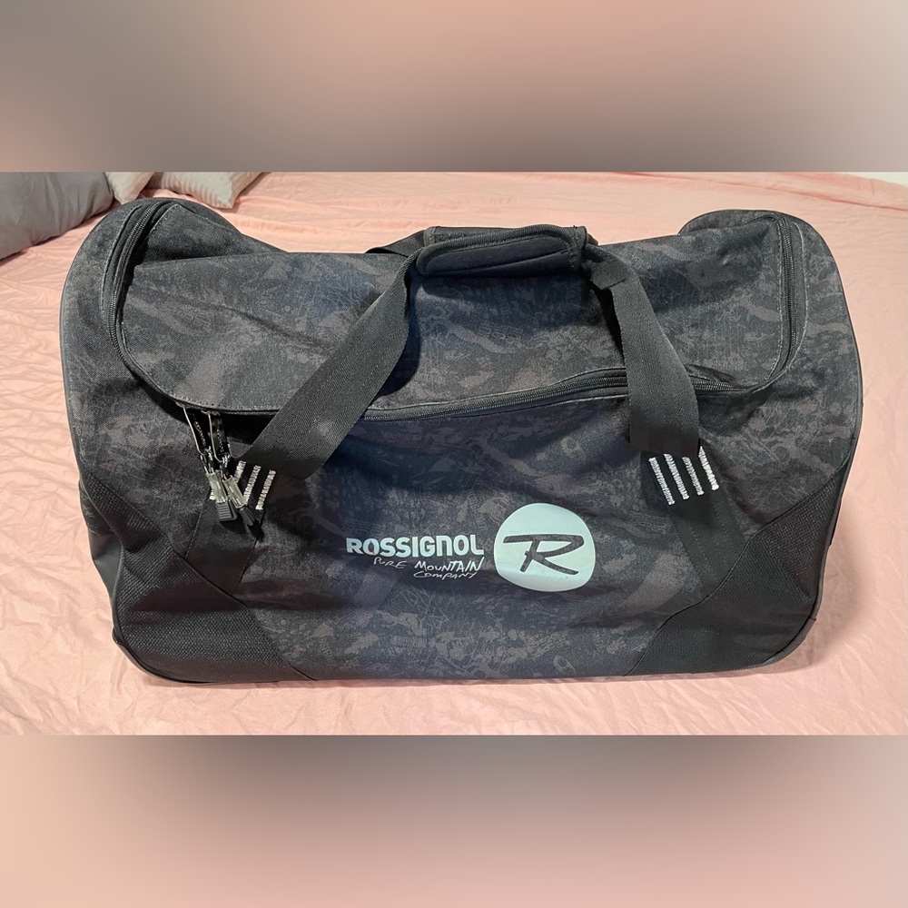 Rossignol Black Duffle Bag With Wheels Luggage